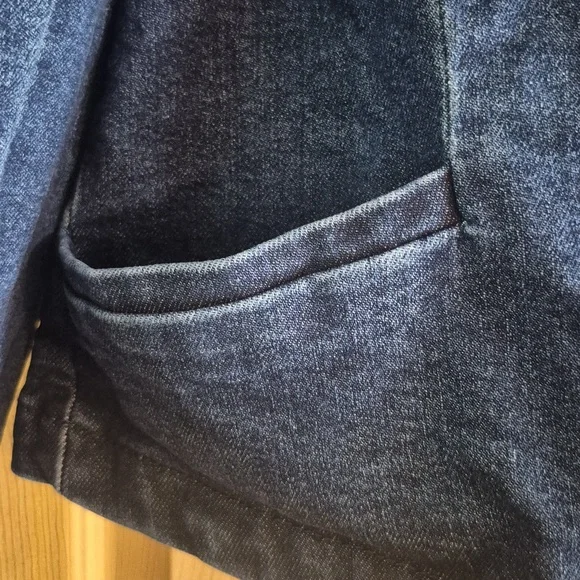 Sofia by Sofia Vergara Denim Jacket Collared Front Short Pockets XXL 20 Coastal - Picture 5 of 12